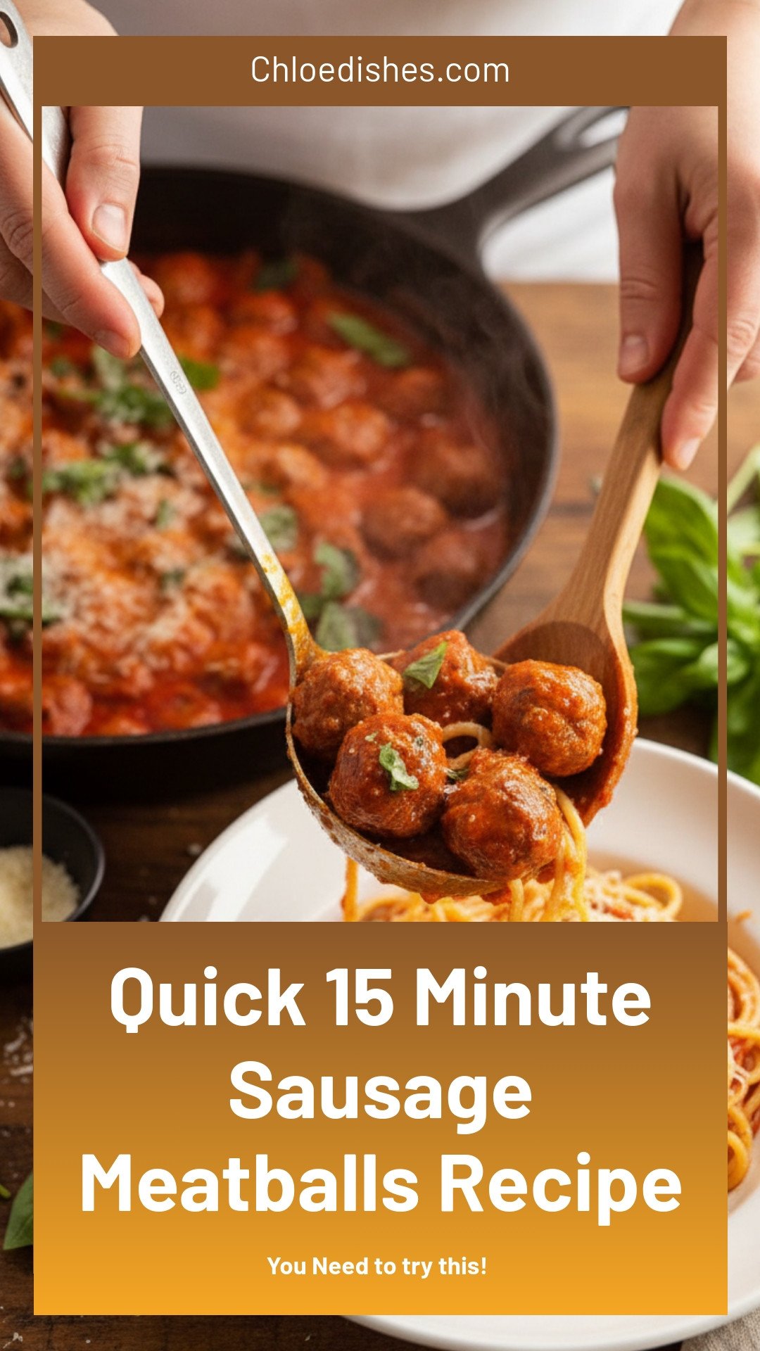 15 Minute Sausage Meatballs