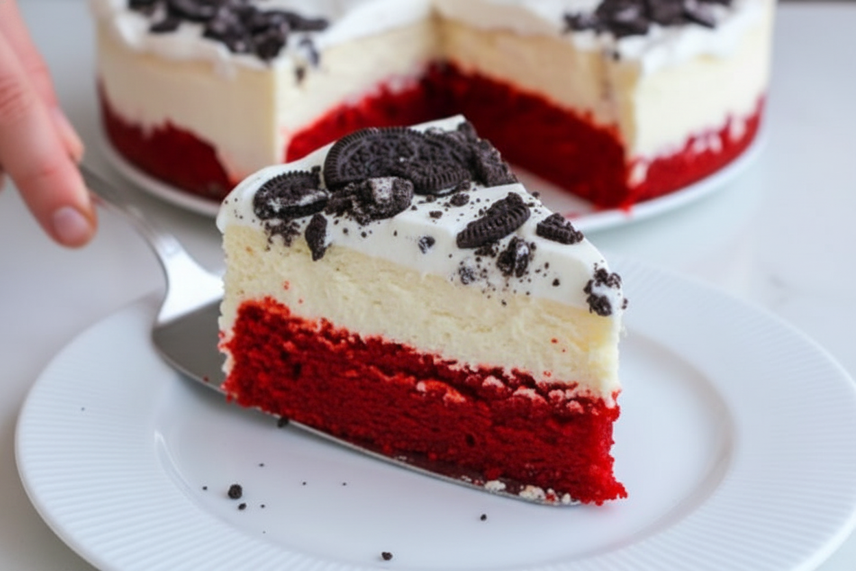 Red Velvet Oreo Cheesecake Recipe