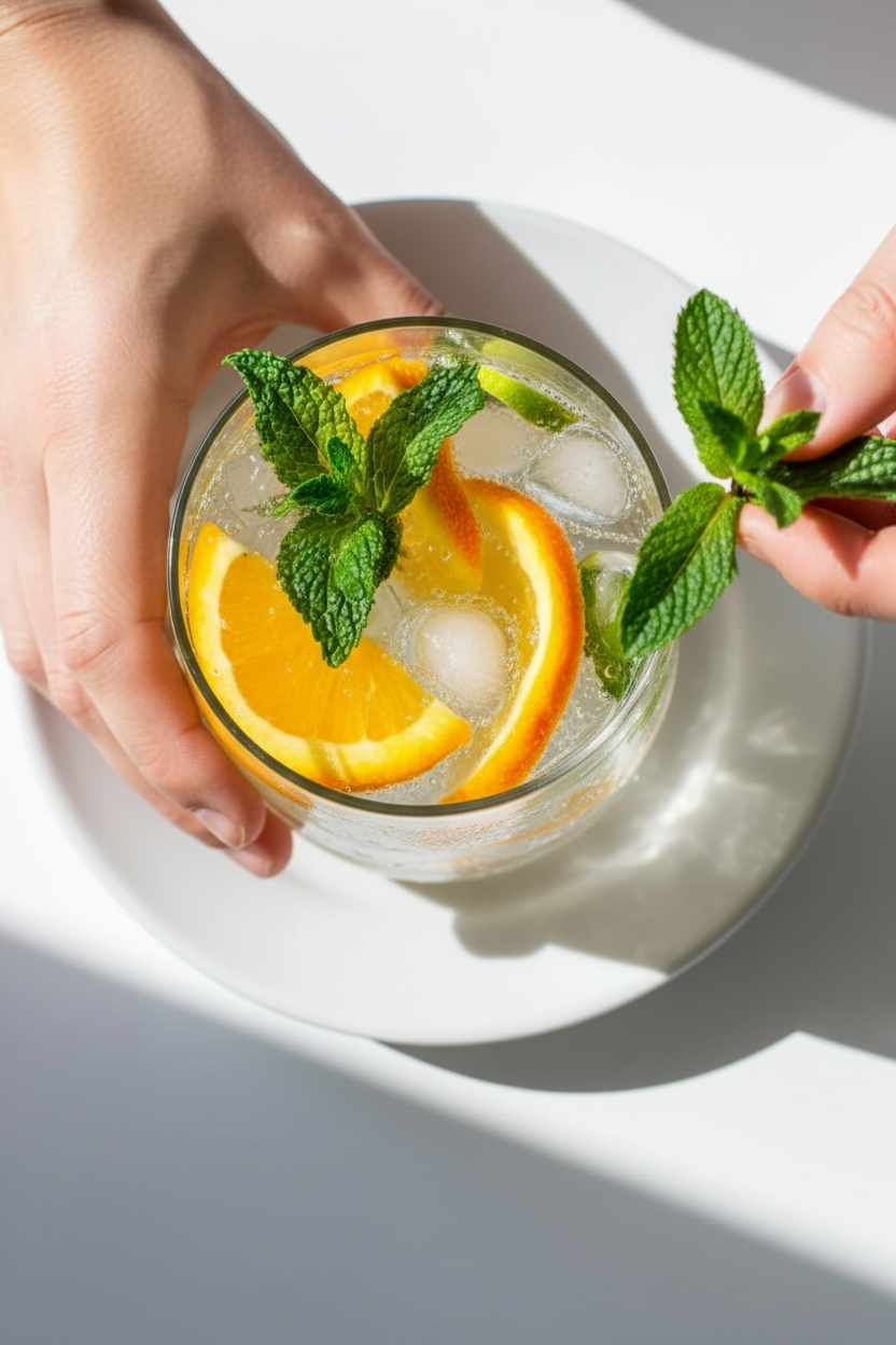 Probiotic Soda Citrus Mocktail