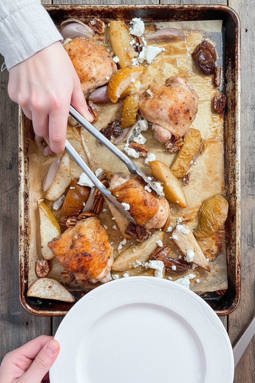 Roasted Chicken and Pears | Caroline Chambers