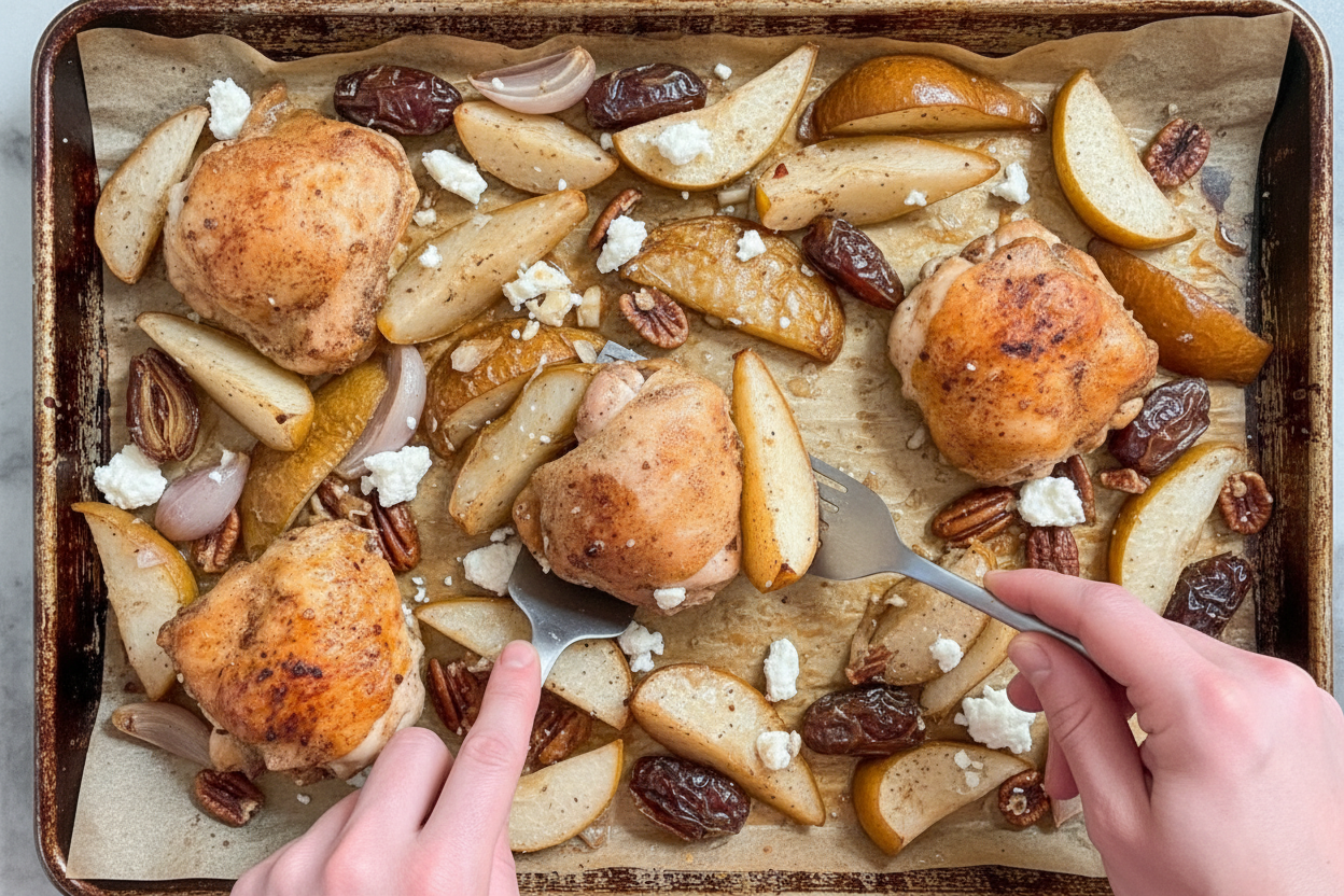 Roasted Chicken and Pears Recipe by Caroline Chambers