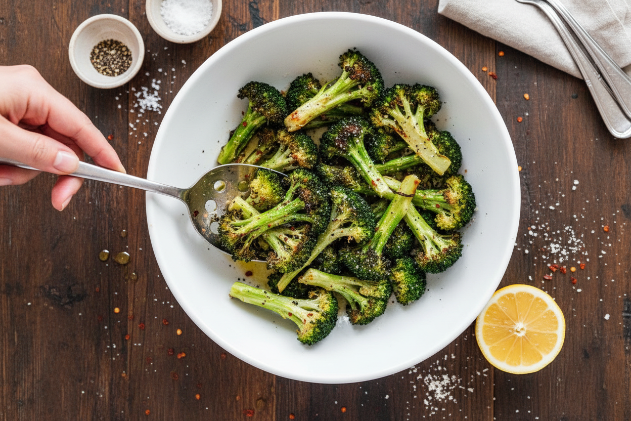 Roasted Lemon Broccoli Family Favorite Recipe