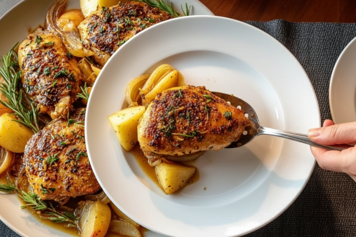 Rosemary Apple Cider Chicken Recipe