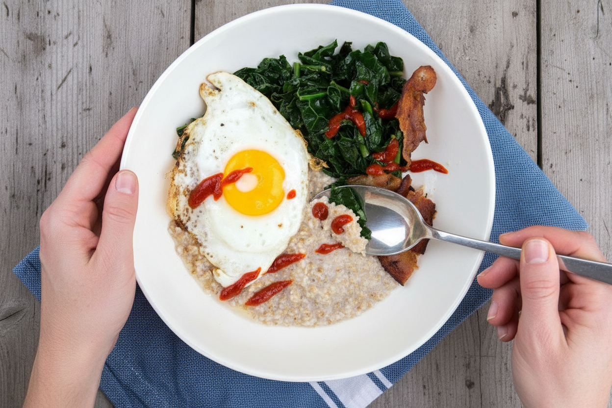 Savory Oat Bowls by Caroline Chambers