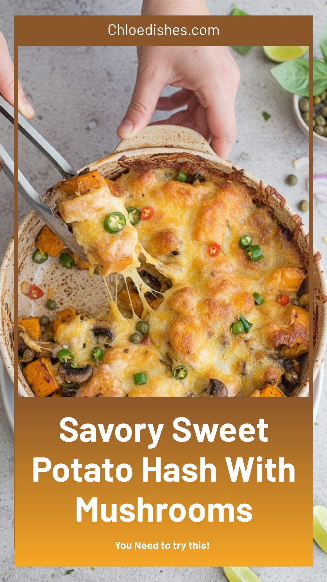 Sweet Potato Hash Recipe With Mushrooms
