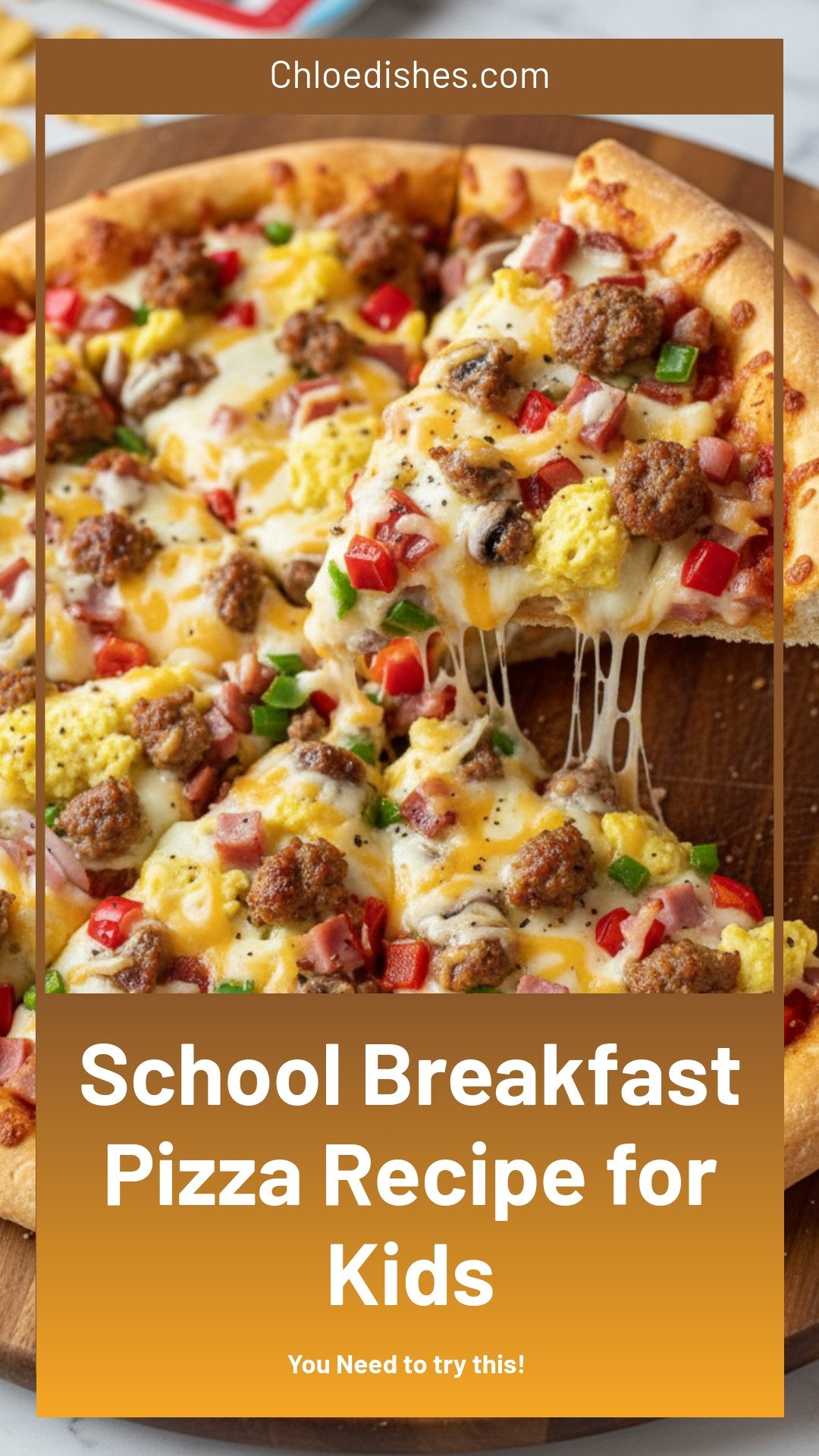 School Breakfast Pizza Recipe
