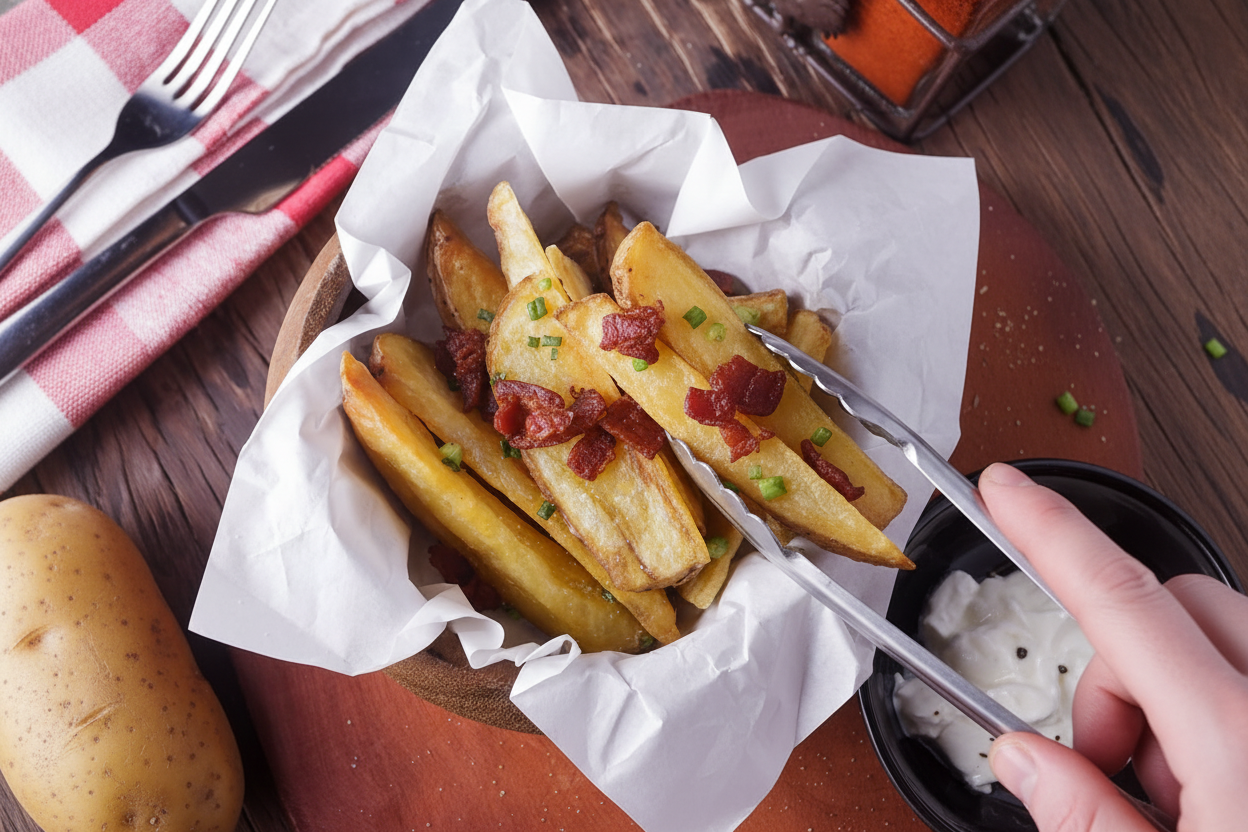 Secret Hack for Restaurant Worthy Steak Fries Fast