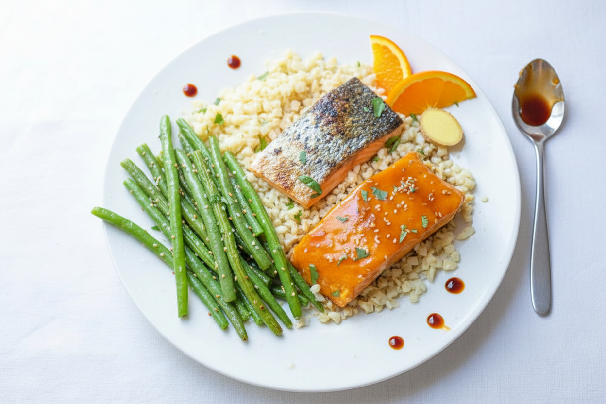 Sheet Pan Teriyaki Salmon and Veggies