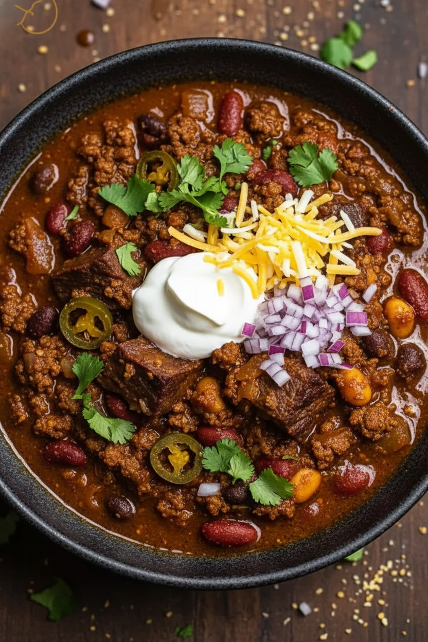 Short Rib and Chorizo Chili