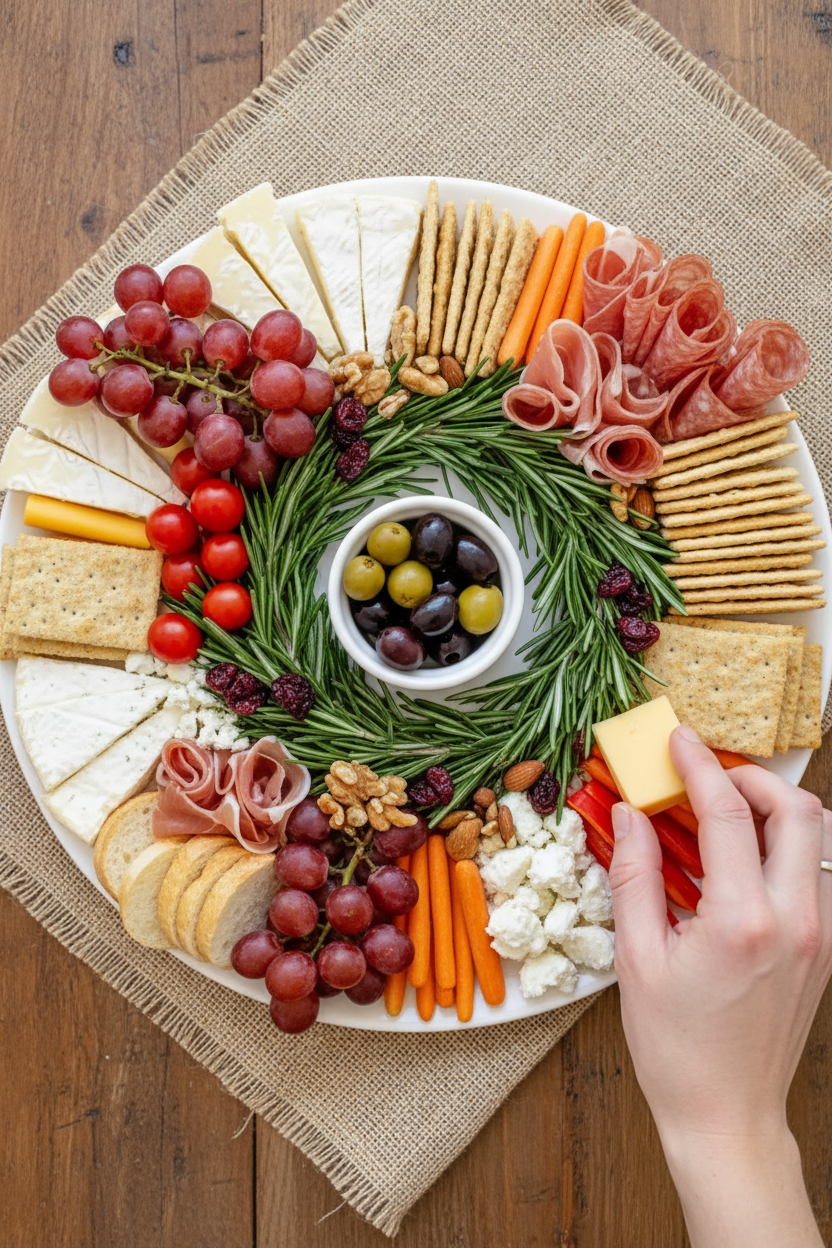 Simplified Grazing Board Wreath