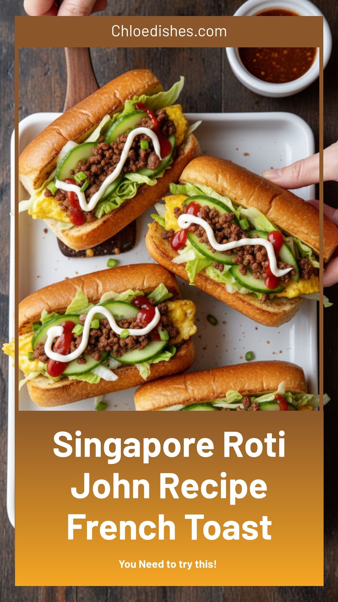 Singapore Malaysian French Toast (Roti John) Recipe