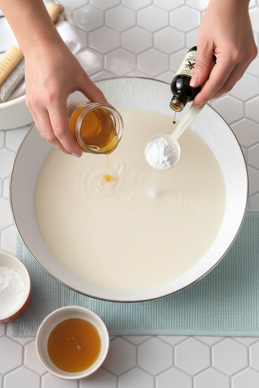 How to Make a Soothing Milk Bath for Your Feet