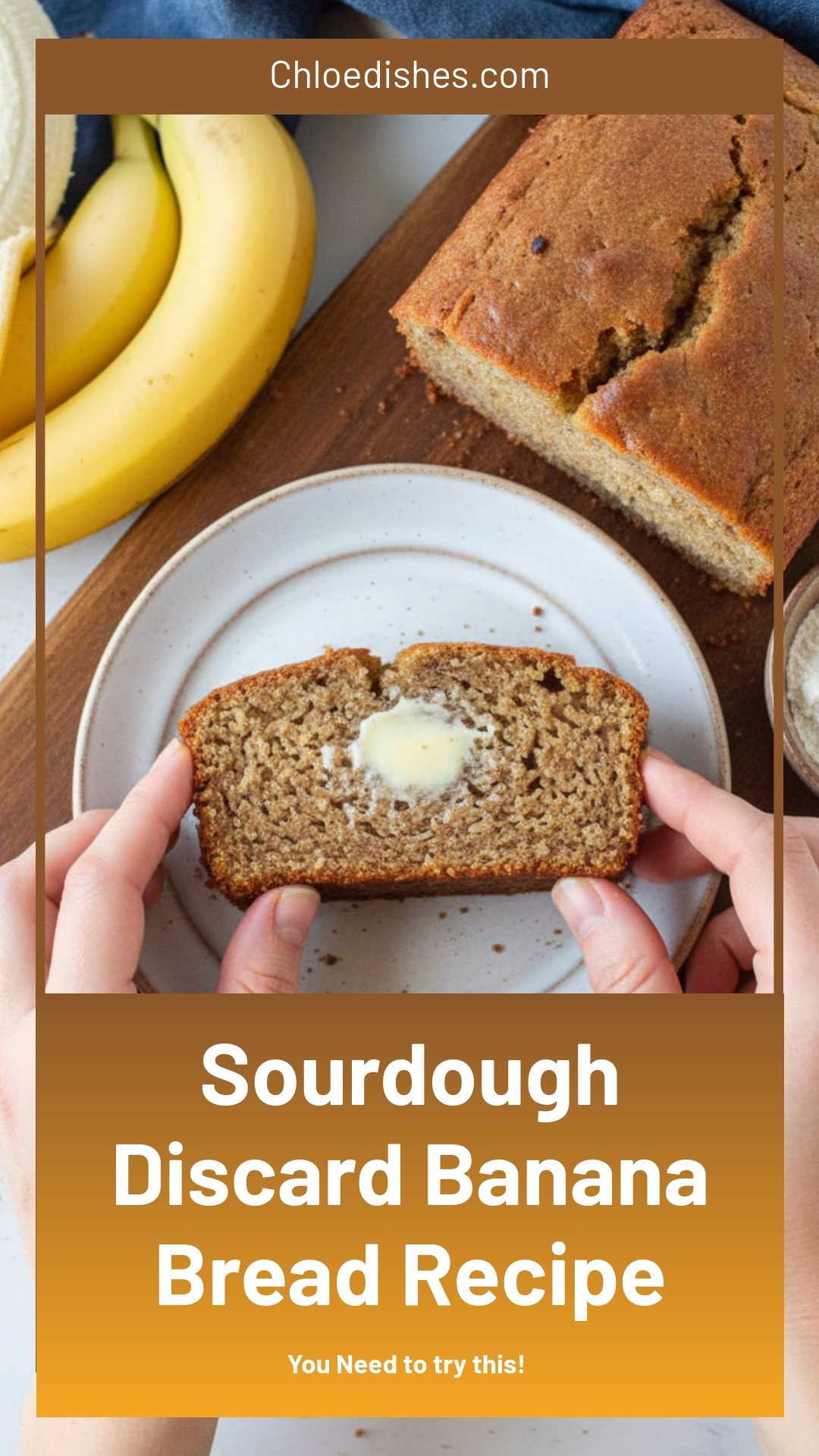 Sourdough Discard Banana Bread