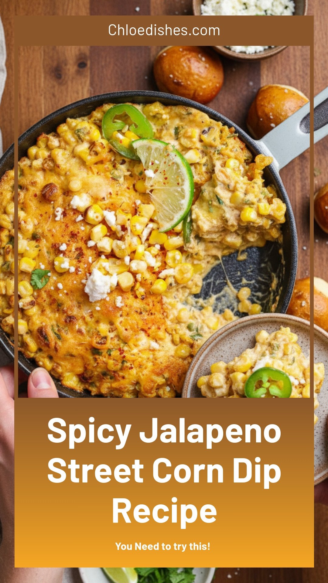 Mexican Street Style Jalapeno Corn Dip