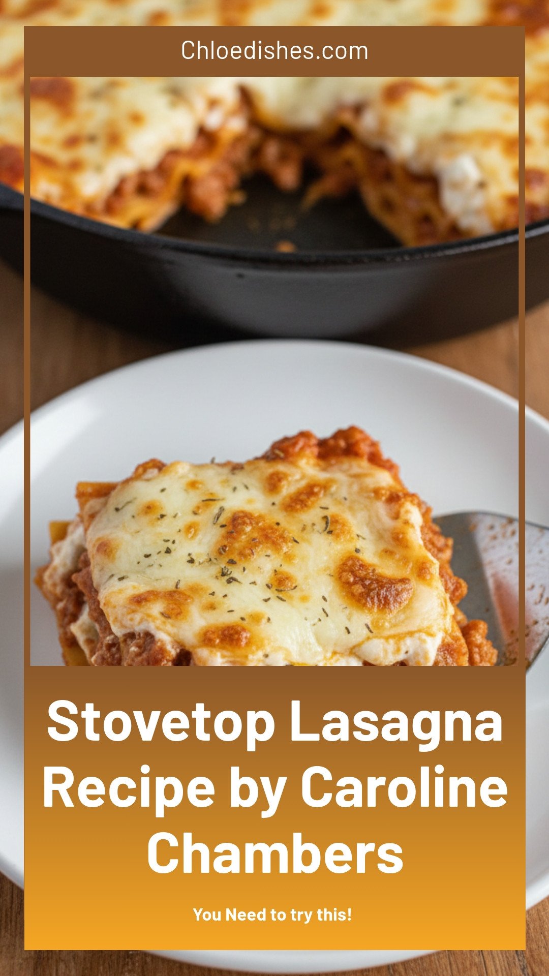 Stovetop Lasagne | Caroline Chambers