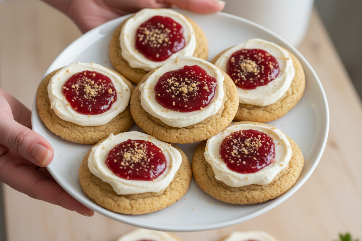 Strawberry Cheesecake Cookies Recipe