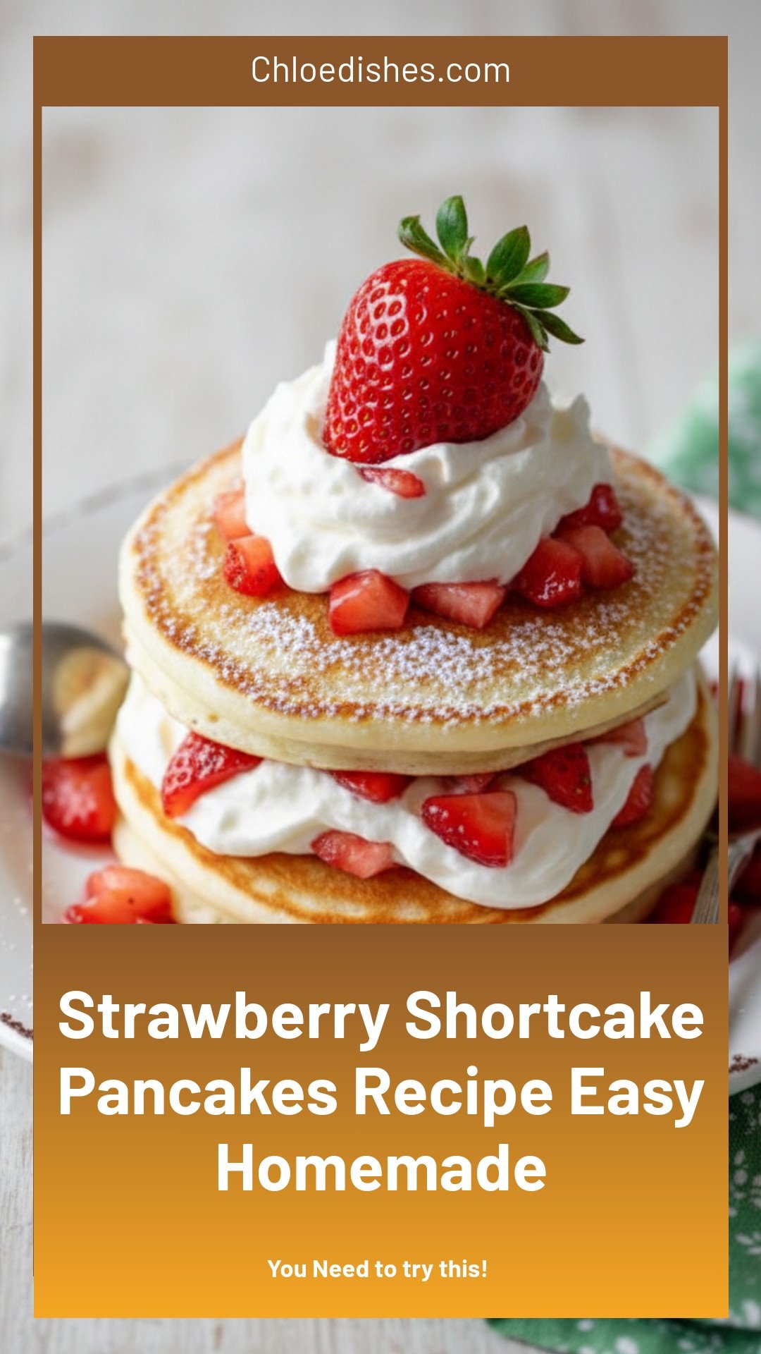 Strawberry Shortcake Pancakes Recipe