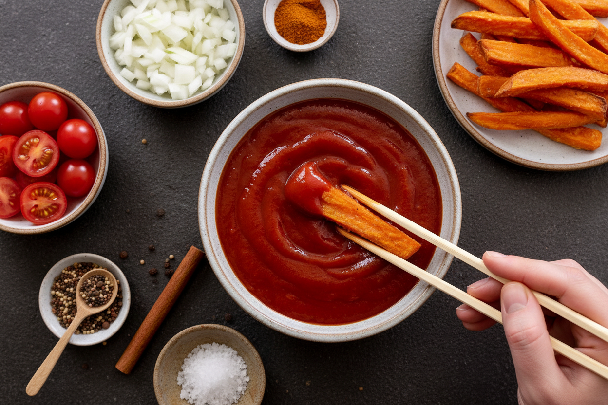 Sugar Free Ketchup Recipe for Guilt Free Dunking