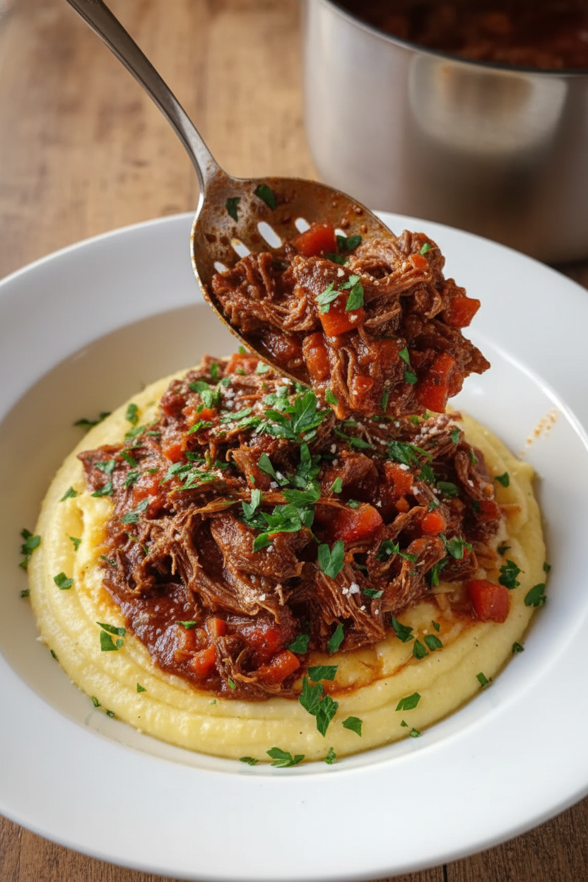 Sunday Slow Cooker Beef Ragu