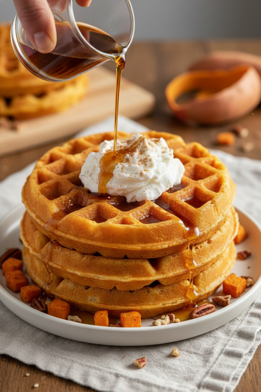 Sweet Potato Waffles Recipe