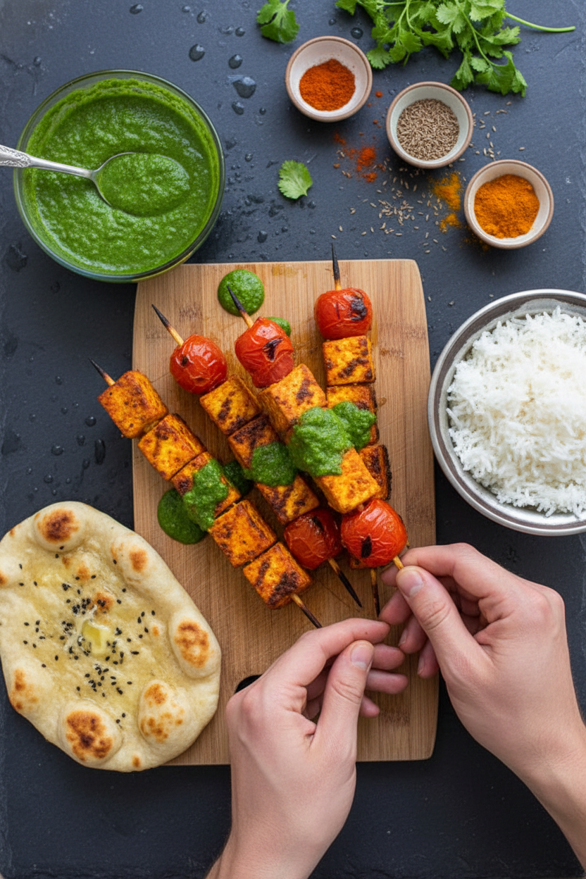 Tandoori Tofu Skewers Recipe