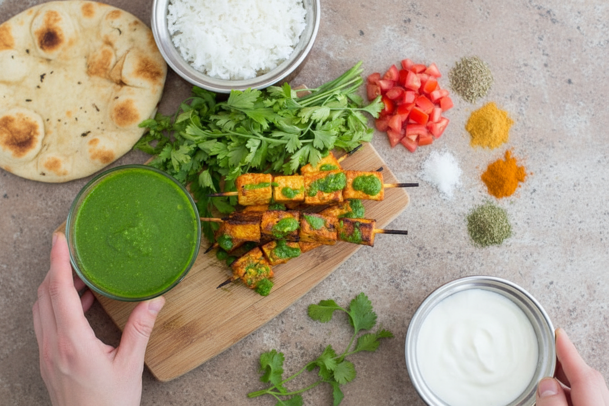 Tandoori Tofu Skewers Recipe for Grilling
