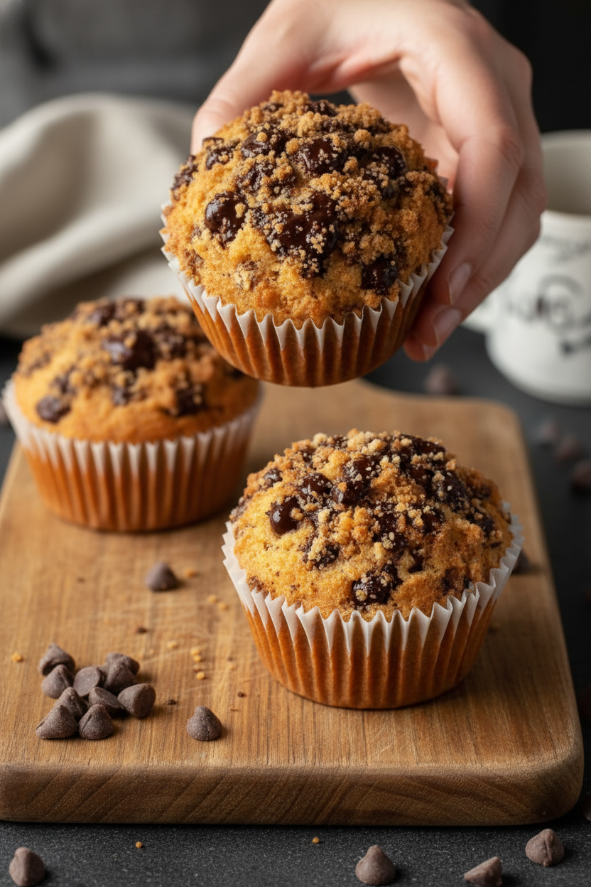 Chocolate Chip Tigernut Flour Muffins Recipe