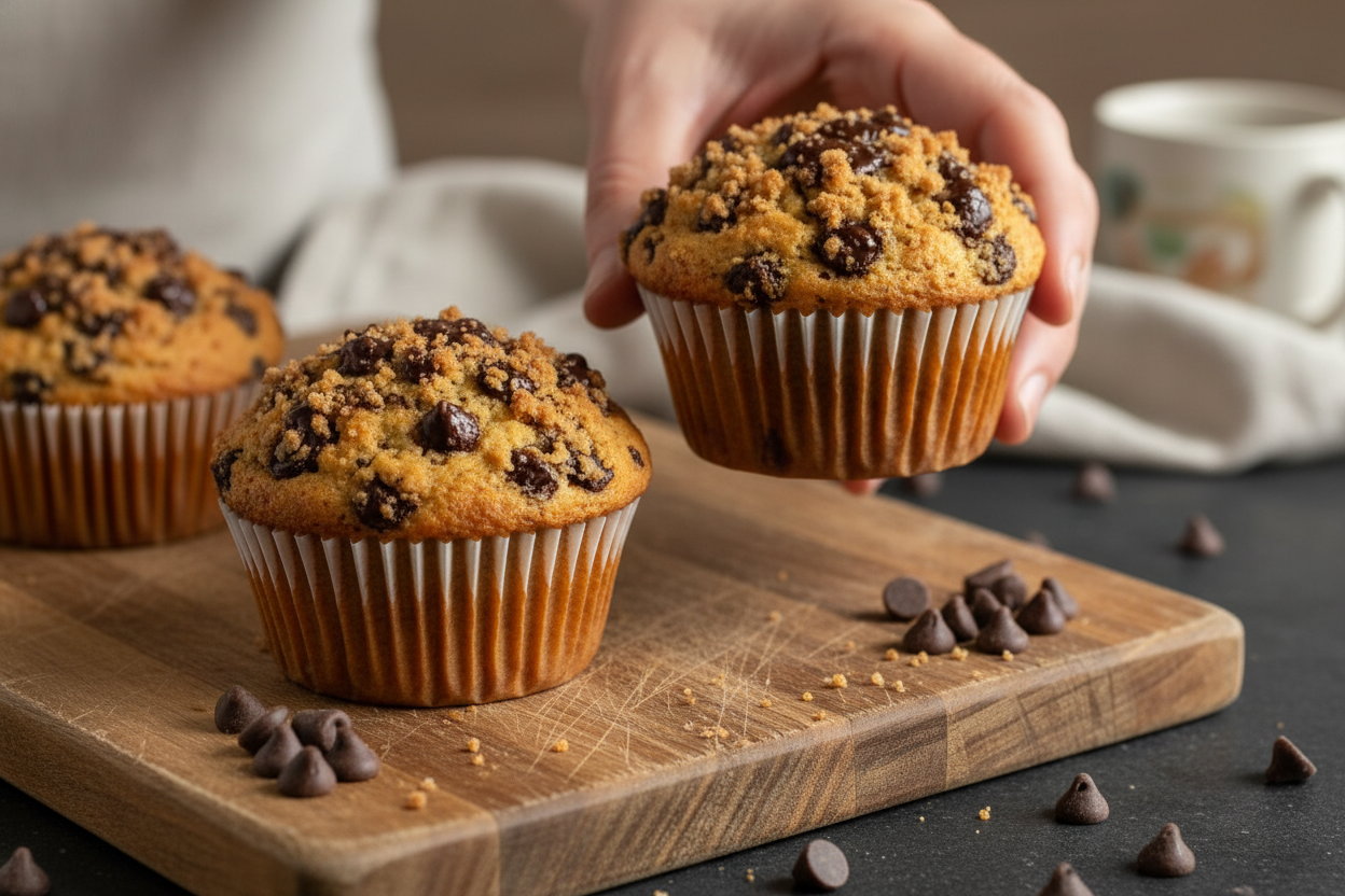 Tigernut Flour Chocolate Chip Muffins Recipe