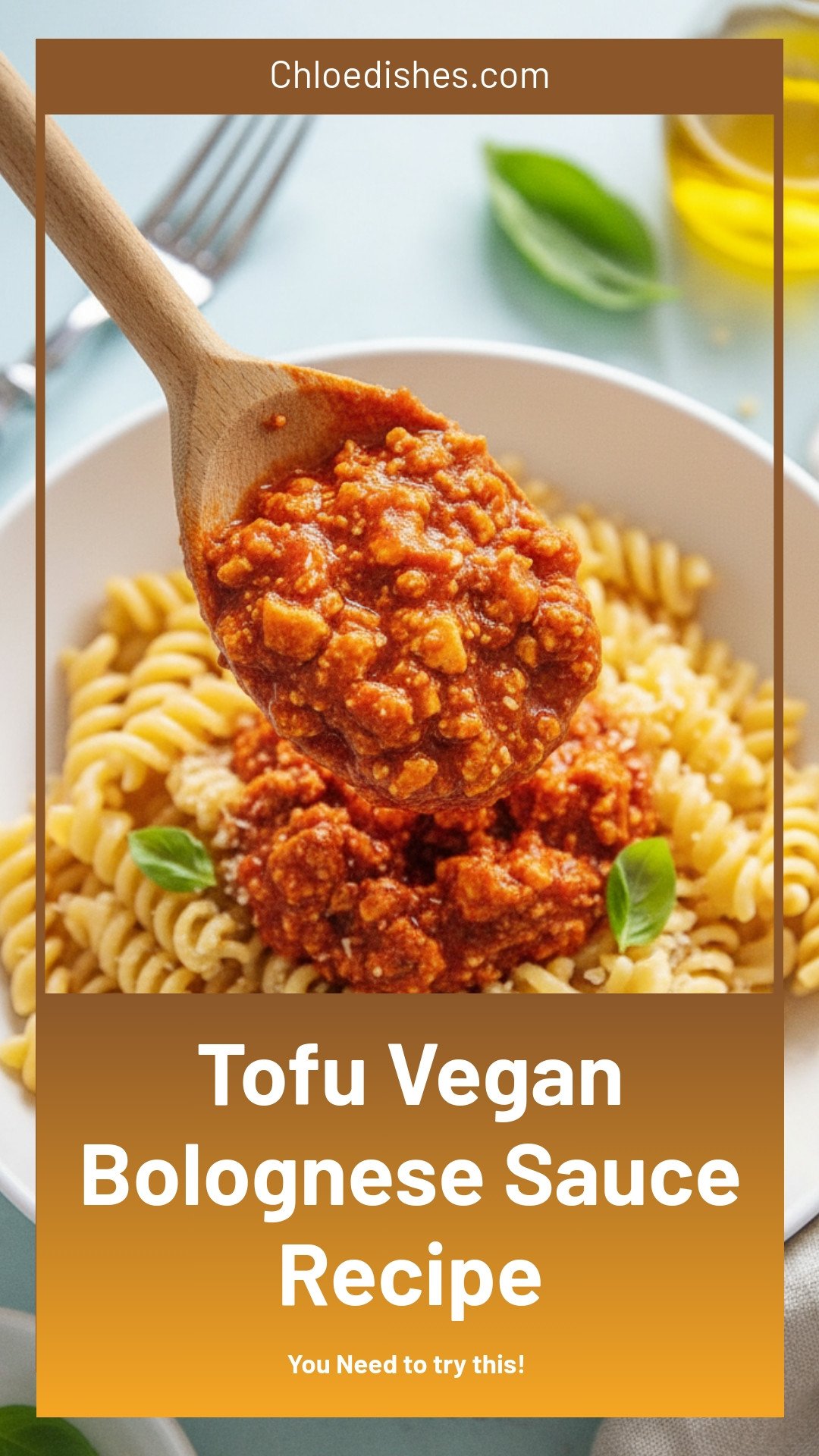 Vegan Bolognese Sauce (With Tofu!)