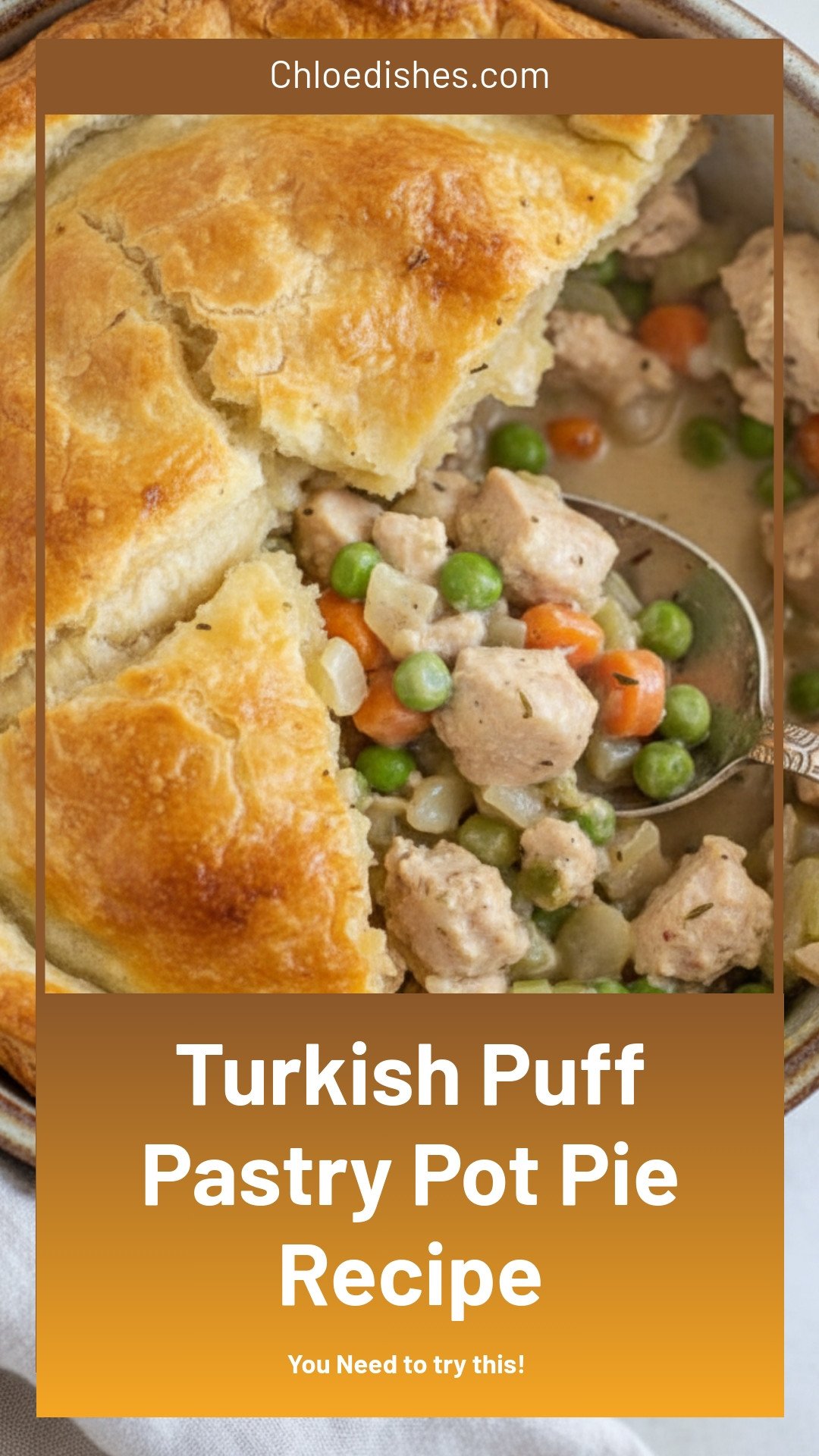 Turkey Puff Pastry Pot Pie