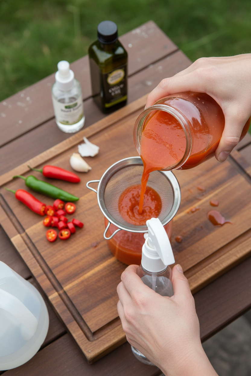 How to Use Hot Pepper Spray for Plants in Your Garden