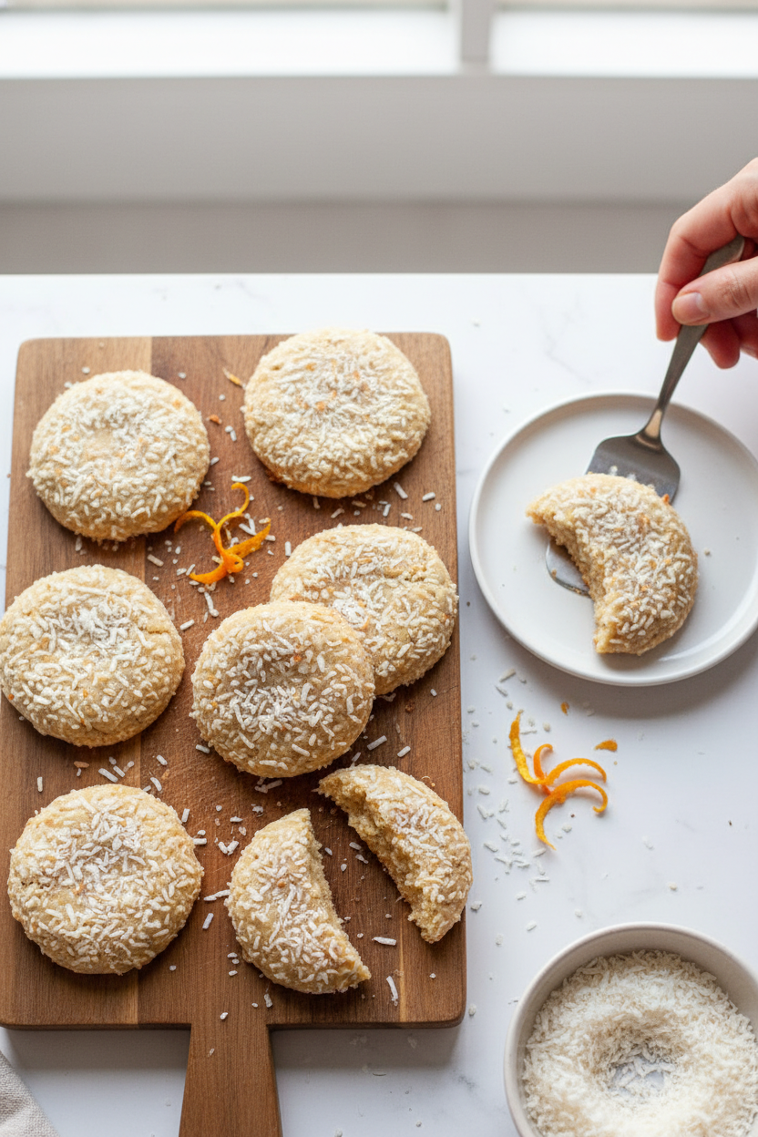 Coconut Orange Cookies (Vegan & Gluten-Free)