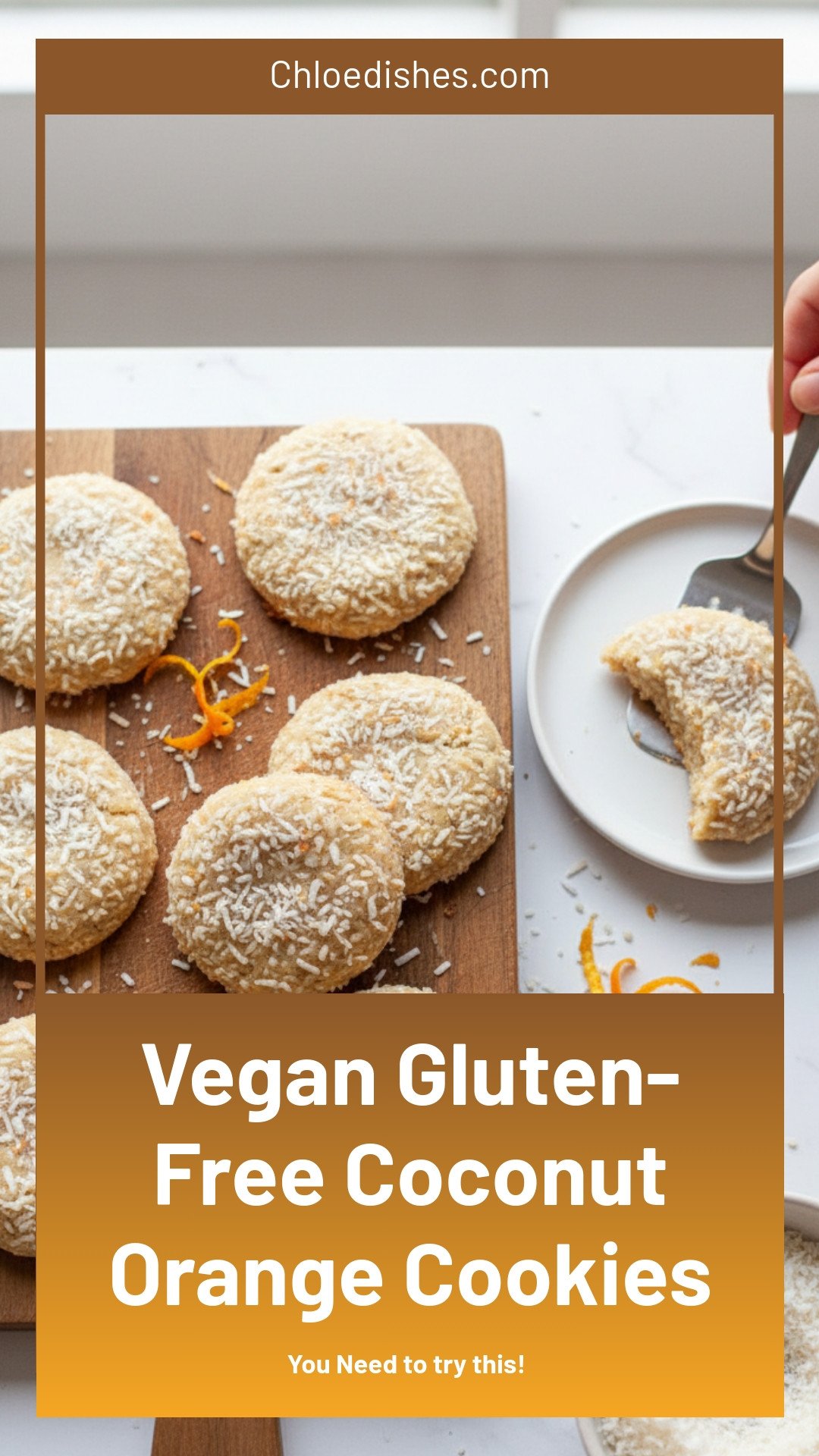 Coconut Orange Cookies (Vegan & Gluten-Free)
