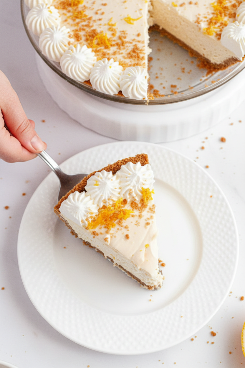 Gluten-Free Lemon Cheesecake (Vegan)