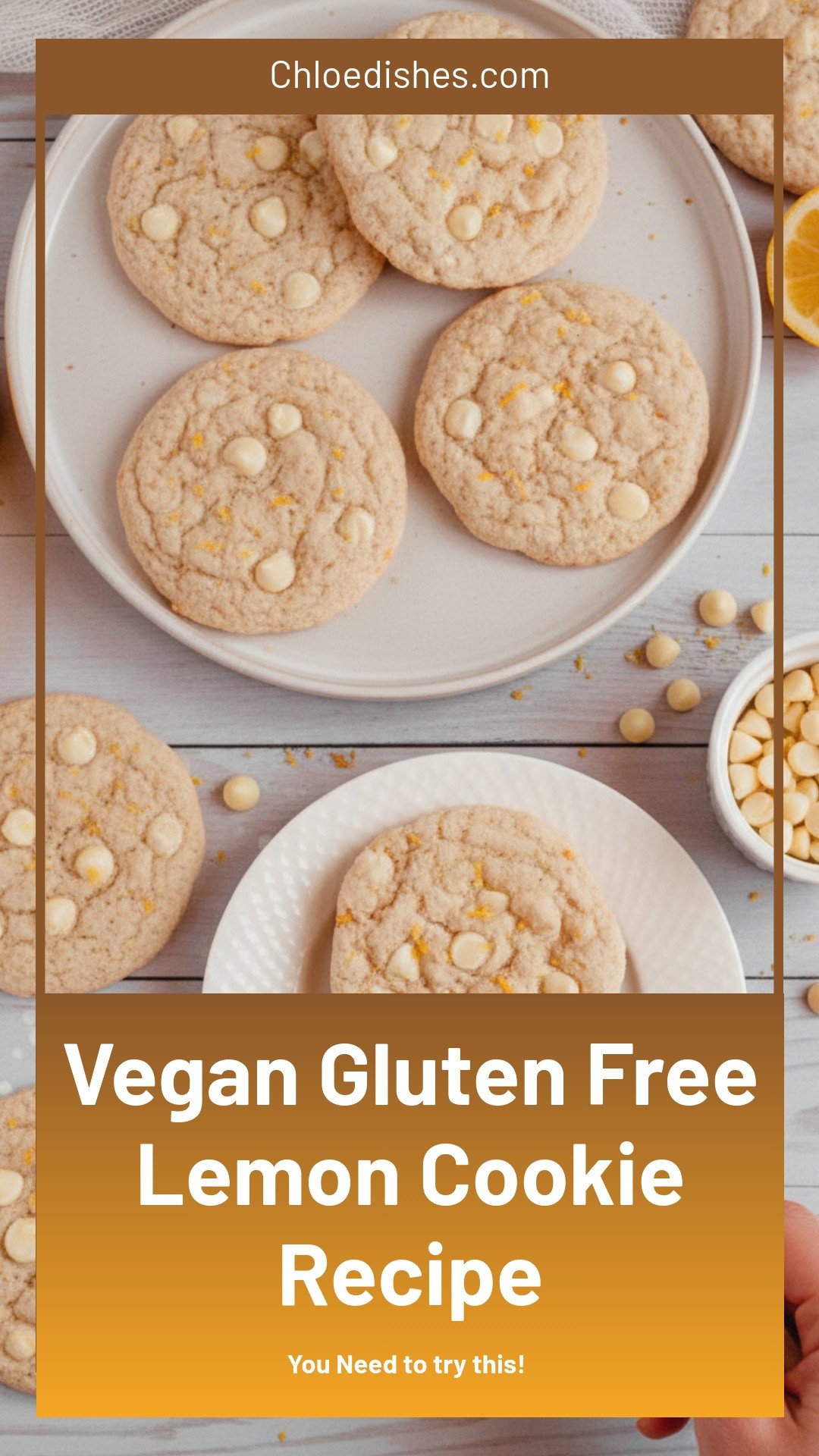 Gluten-Free Lemon Cookies (Vegan)