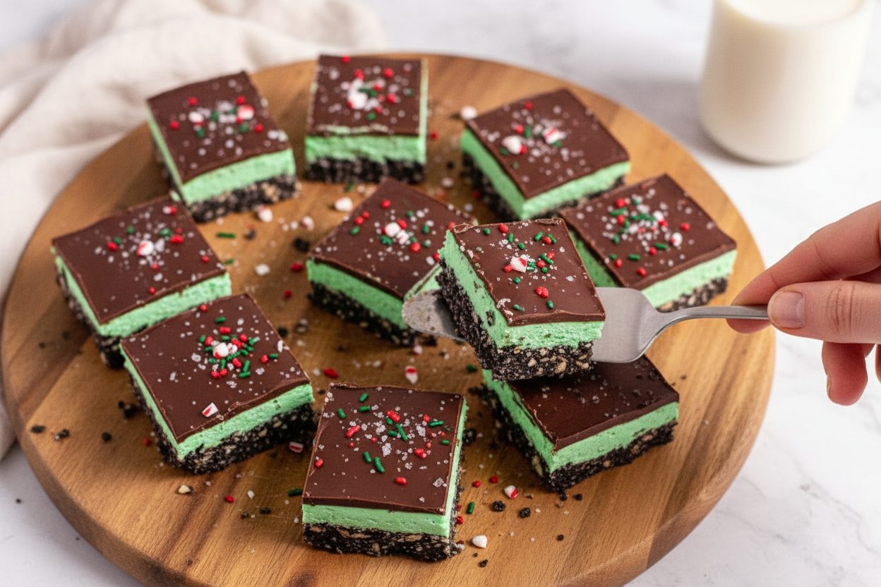 Vegan Gluten Free Mint Nanaimo Bars Recipe