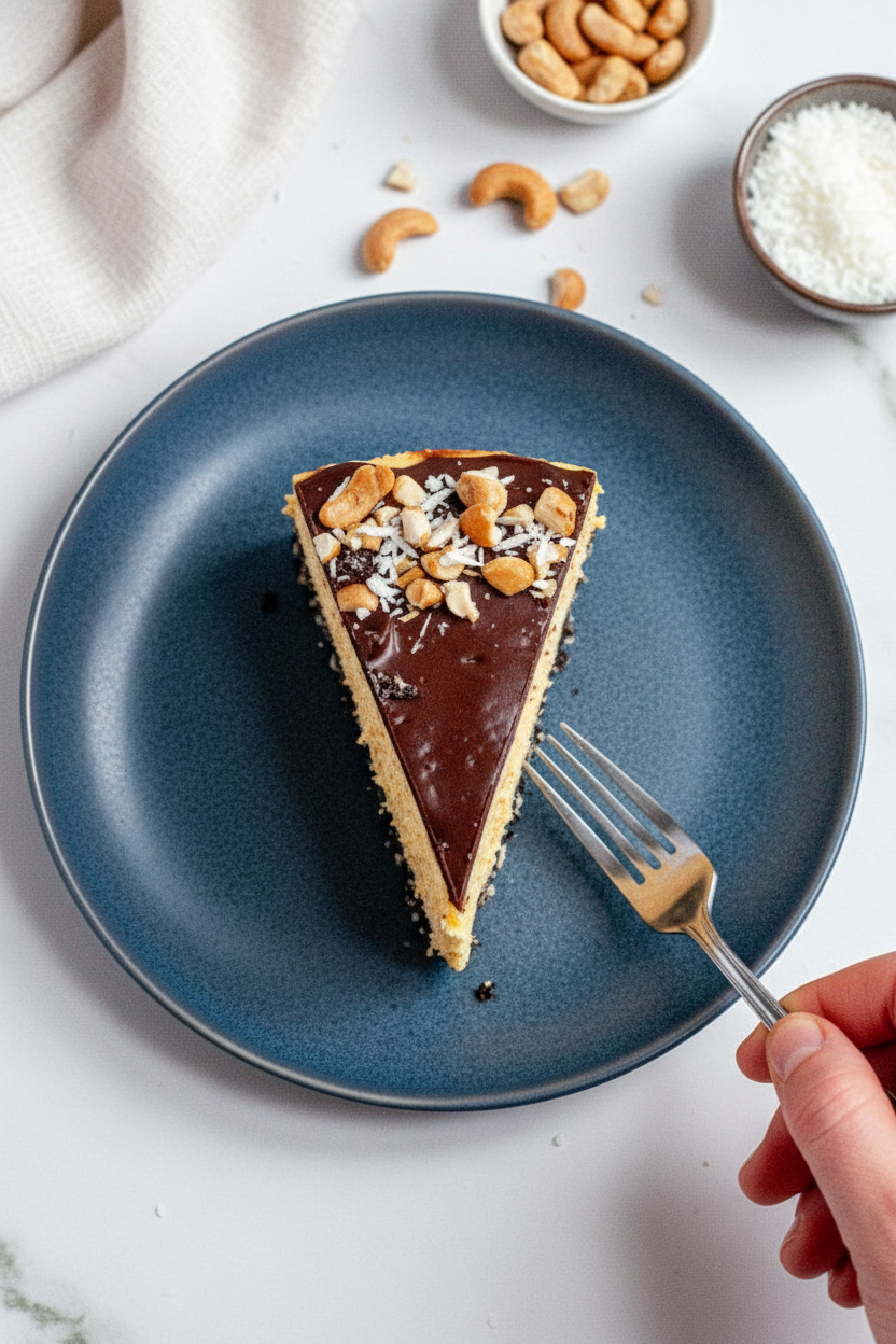 No-Bake Nanaimo Bar Cheesecake (Vegan & Gluten-Free)