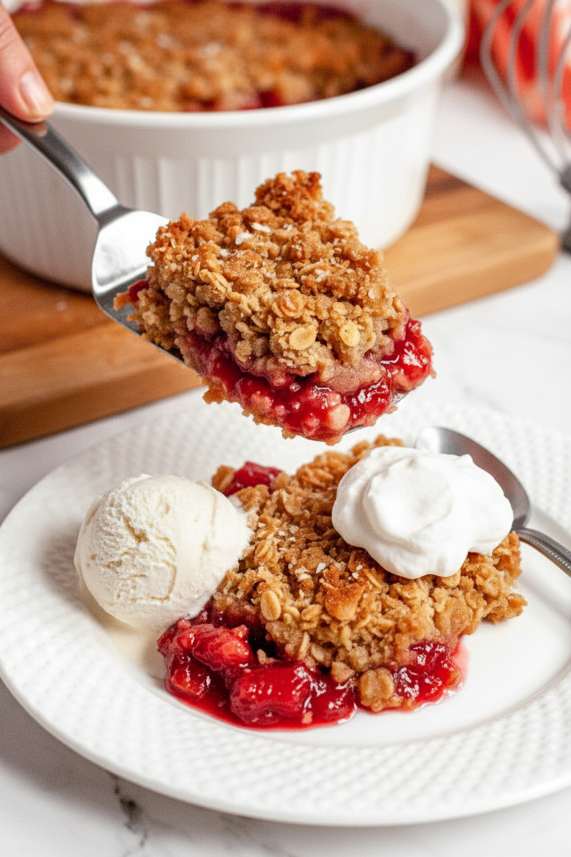 Gluten-Free Rhubarb Crisp (Vegan)