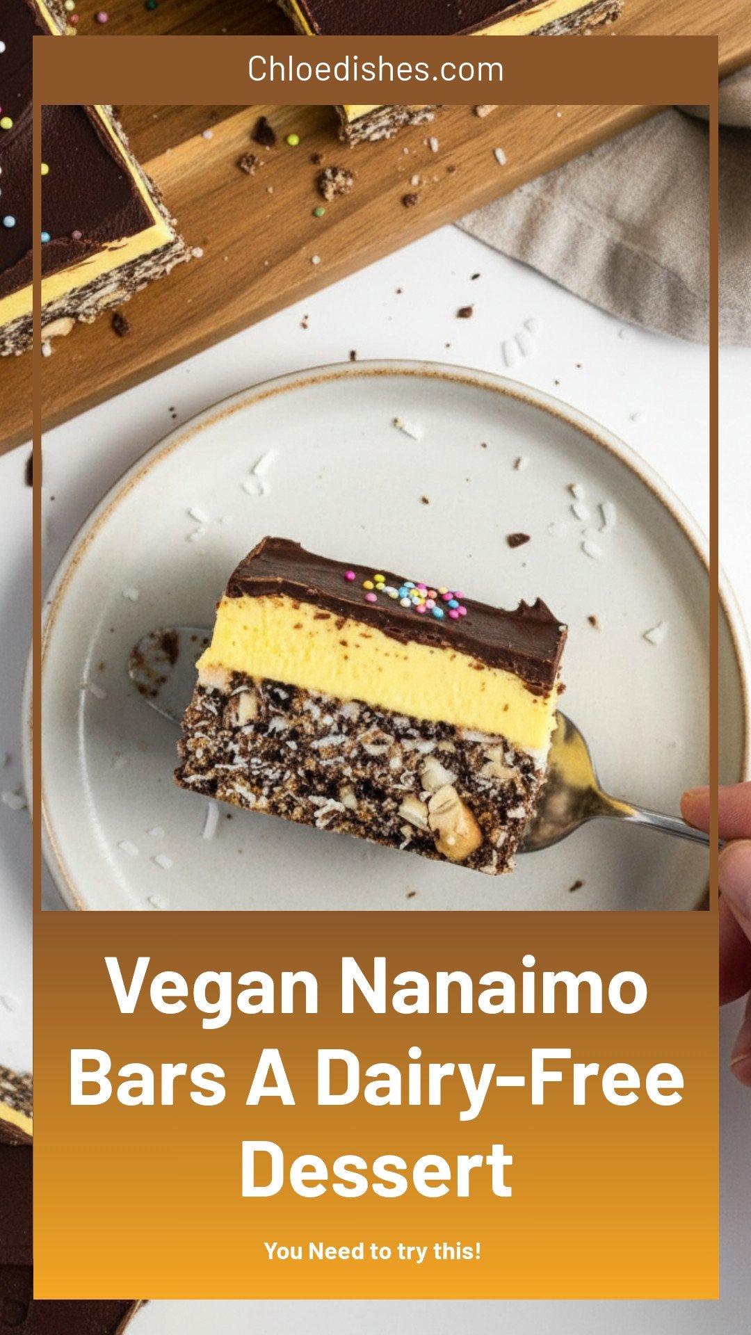 Dairy-Free Nanaimo Bars