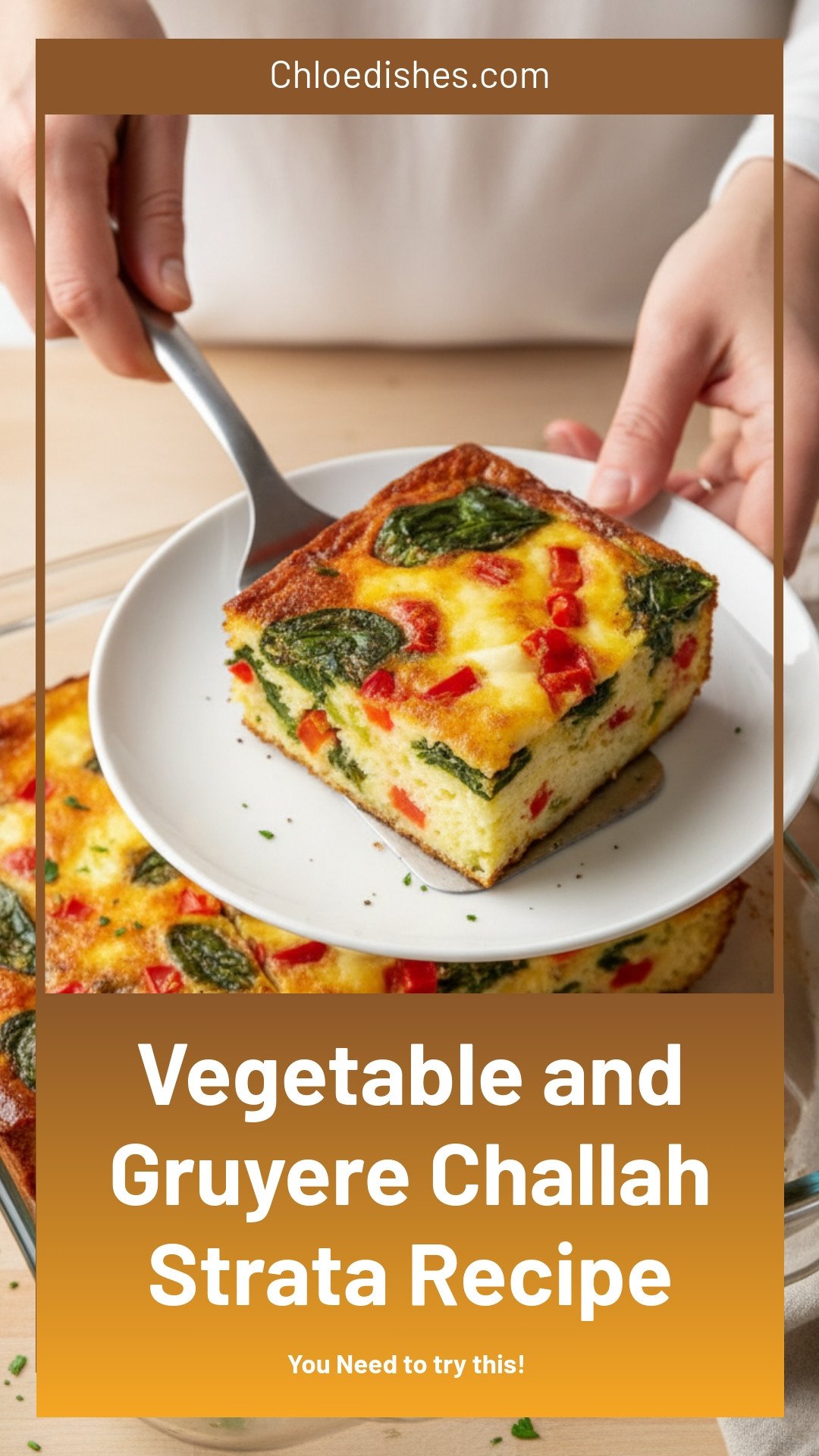 Vegetable and Gruyère Challah Strata Recipe