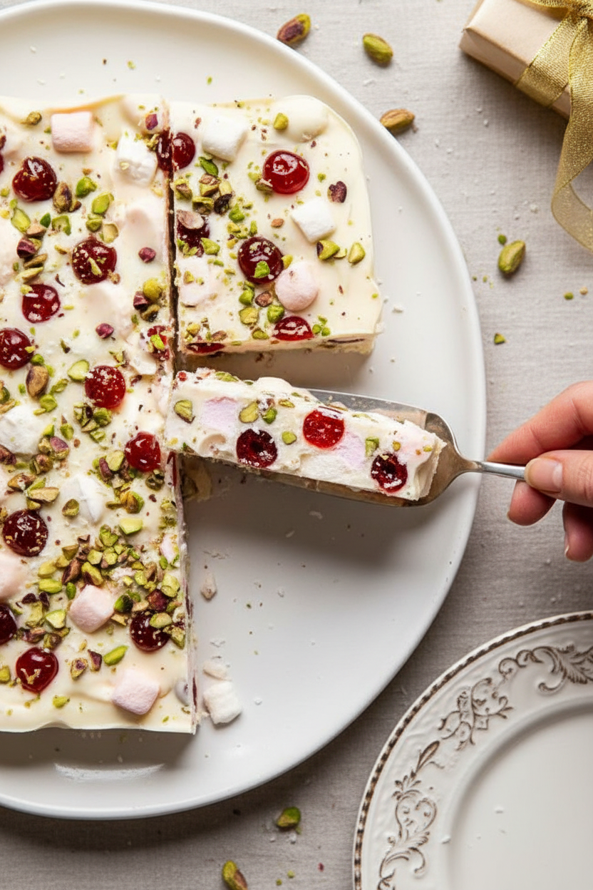 White Christmas Rocky Road
