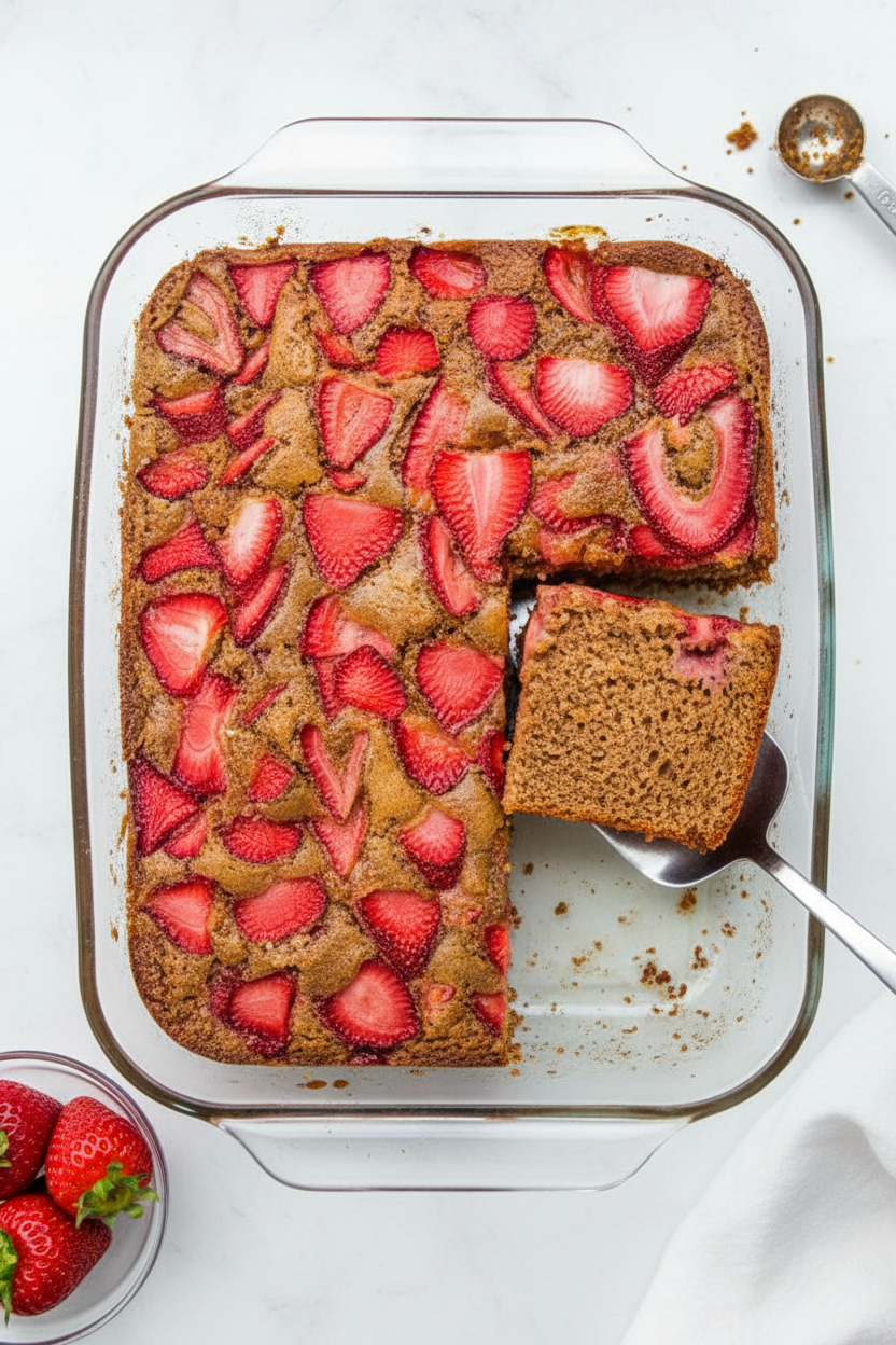 Whole Wheat Strawberry Snack Bread | Caroline Chambers
